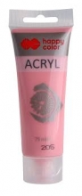 Akriliniai dažai Happy Color 75ml pastelinis rožinis (pudros sp.) Nr.205