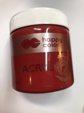 Akriliniai dažai Happy Color 250ml tamsiai raudona sp.