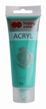 Akriliniai dažai Happy Color 75ml smaragdo žalia spalva 55