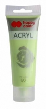 Akriliniai dažai Happy Color 75ml laimo spalva 50