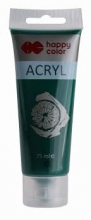 Akriliniai dažai Happy Color 75ml tamsiai-žalias 52