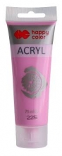 Akrilinai dažai Happy Color 75ml pastelinis fuksijos sp. Nr.225