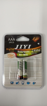 Baterija įkraunama AAA 2800mAh 2vnt