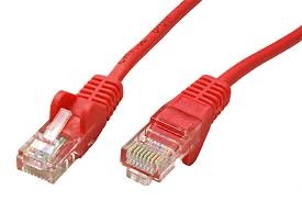 Interneto tinklo kabelis 3m raudonas