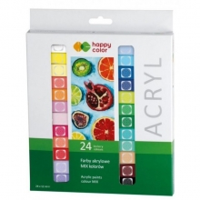 Akriliniai dažai 24sp. 12ml Happy Color K24