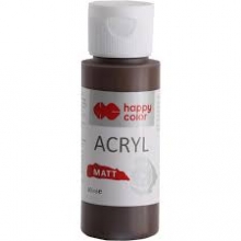 Akriliniai dažai Happy Color 60ml. matinis rudos sp.