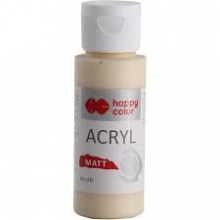 Akriliniai dažai Happy Color 60ml. matinis smelio sp.
