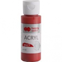 Akriliniai dažai Happy Color 60ml. matinis spanguolės sp.