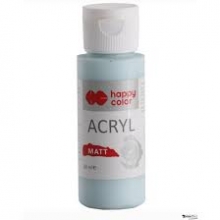 Akriliniai dažai Happy Color 60ml.matinis švelnai mėlynos sp.