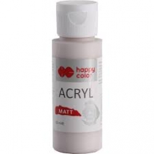 Akriliniai dažai Happy Color 60ml. matinis švelnai rusvos sp.