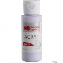 Akriliniai dažai Happy Color 60ml. matinis švelni violetinė sp.