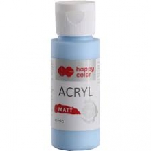 Akrilinai dažai Happy Color 60ml. matinis švesai melynos sp.