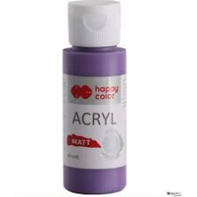 Akrilinai dažai Happy Color 60ml. matinis violetinės sp.