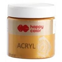 Akrilas Happy Color 250ml auksinė sp.