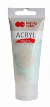 Akriliniai dažai Happy Color 60ml Brokat (su blizgučiais) smėlio sp.