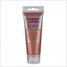 Akriliniai dažai Happy Color 75ml metalikas vario sp. Nr.217