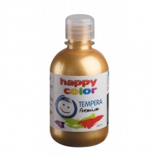 Tempera dažai Happy Color PREMIUM 300ml, auksiniai 11