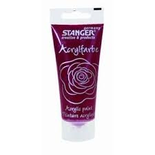 Akriliniai dažai 75 ml. bordinė sp. Stanger