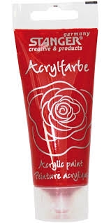 Akriliniai dažai 75 ml. karmino sp. Stanger