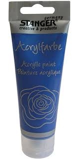 Akriliniai dažai 75 ml. kobalto mėlyna sp. Stanger