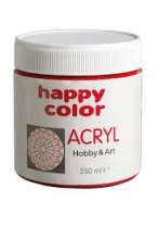 Akrilas Happy Color 250ml raudona sp.