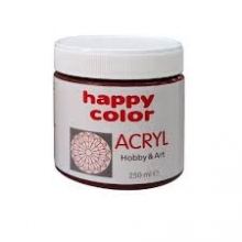 Akrilas Happy Color 250ml ruda sp.