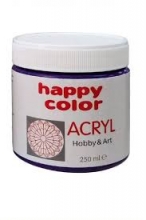 Akriliniai dažai Happy Color 250ml violetinis 6