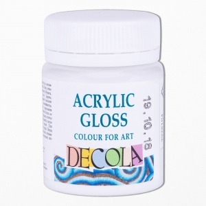 Akriliniai dažai DECOLA 50 ml 104 (baltos sp.)