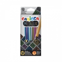 Pieštukai spalvoti METALLIC CARIOCA 12 sp