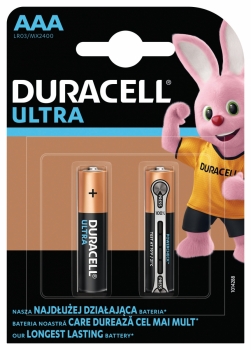 Baterija DURACELL ULTRA AAA, 2 vnt