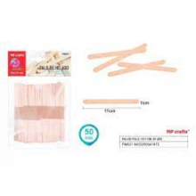 Pagaliukai medžio spalvos 50vnt 10*11cm
