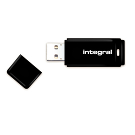 Atmintinė USB INTEGRAL 64GB , juodos sp.