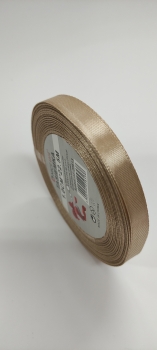 Atlasinė juostelė 10mm x 22,5m smėlio sp.