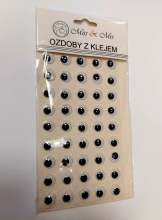 Lipnios judančios akys juodos 45vnt