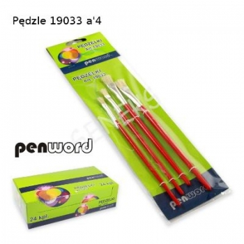 Teptukų rinkinys 19033 5 guašui 4 vnt. Penword