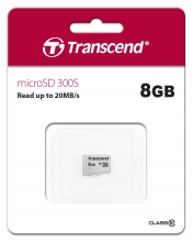 Atminties kortelė Transcend microSDHC, 8GB, Class 10