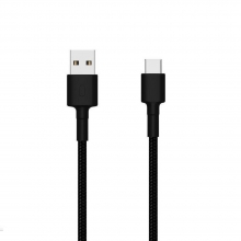 Kabelis USB- type C pintas juodos spalvos 1metro