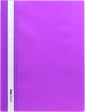 Plastikinis segtuvėlis skaidriu viršeliu A4+, violetinės spalvos