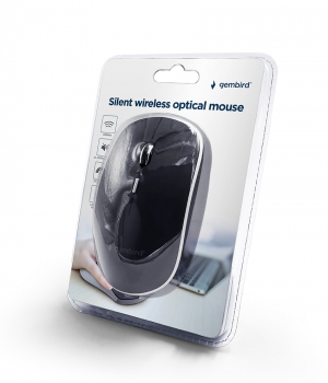 Kompiuterinė pelė belaidė MUSW-4BS-01 USB, juoda