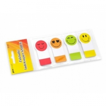 Indeksai žymekliai PENWORD 25x60mm SMILE nr.ZI-19, popieriniai