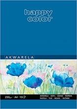 Albumas akvarelei A4, 10l. 250gm2 Happy Color