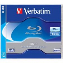 Verbatim BD-R LTH 25GB 6xWHITE BLUE HARD