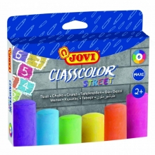 Kreidelės JOVI Classcolor Street, 6 spalvos