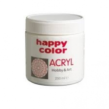 Akrilas Happy Color 500ml, titano balti