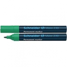 Žymeklis permamentinis Schneider Maxx 230 žalias 1-3mm