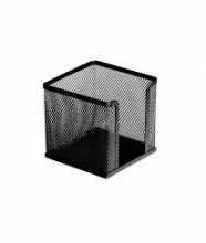 Dėžutė užrašų lapeliams ICO, 9,5 x 9,5 cm, juoda