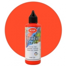 Dažai audiniams Viva Decor 90 ml, koralo spalvos