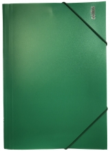 Aplankas A4 su gumele OSIRIS tv.plastiko žalias