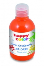 Dažai pirštais dažyti Happy Color 300ml oranžiniai 42