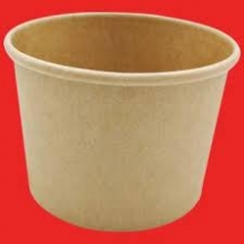 Vienkartinis indelis sriubai 475 ml popierinis 25vnt.